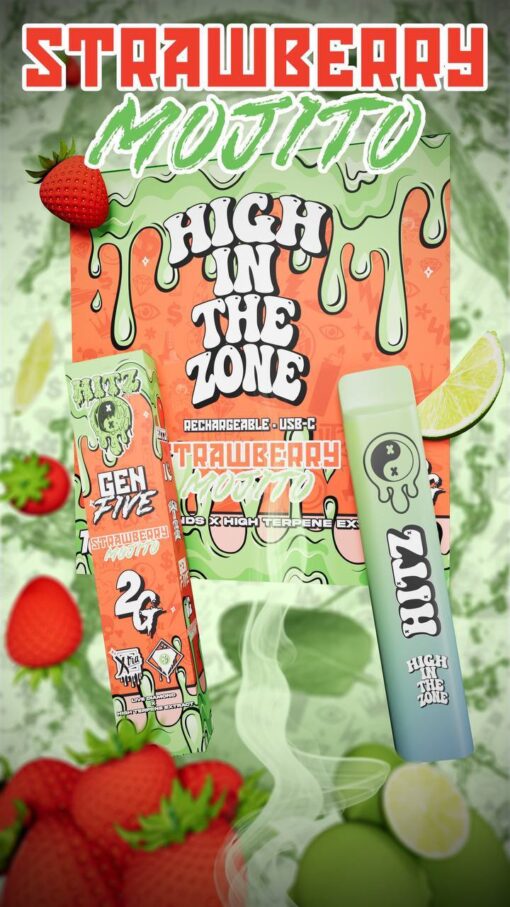 Hitz Strawberry mojito disposable