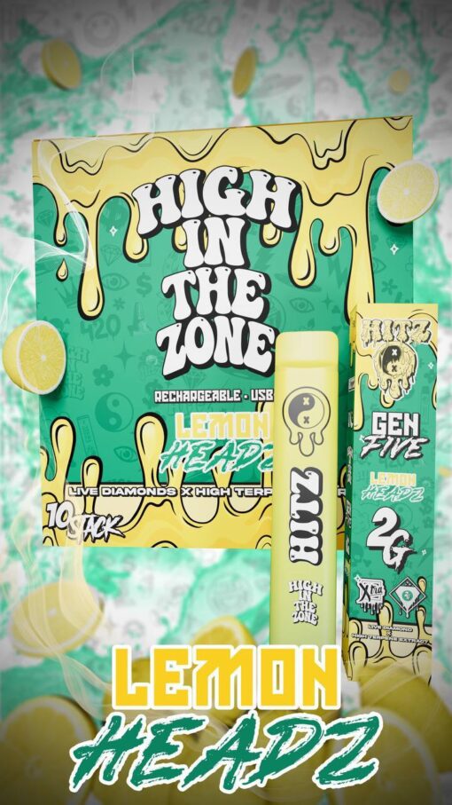 Hitz lemon headz disposable