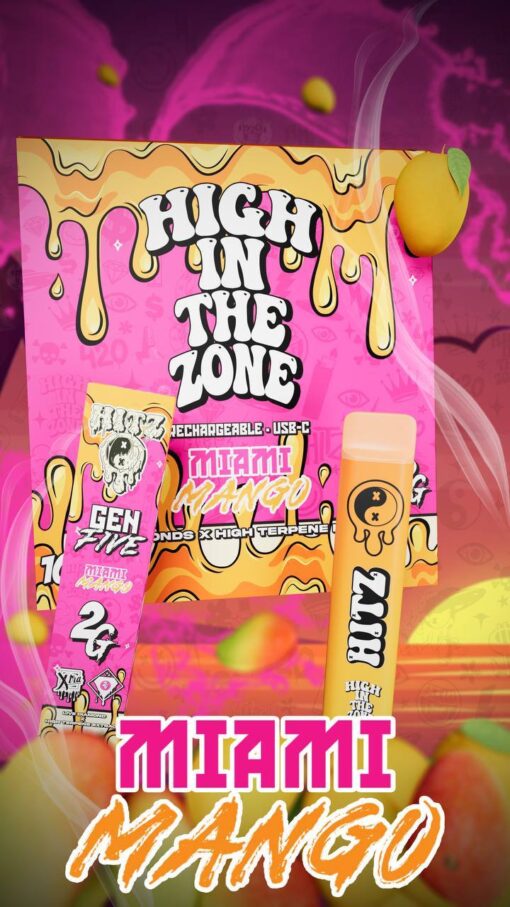 Hitz 2g miami mango disposable