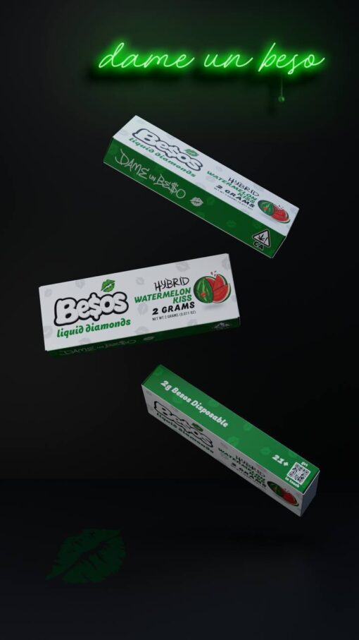 Besos sour zkittlez 2g disposable