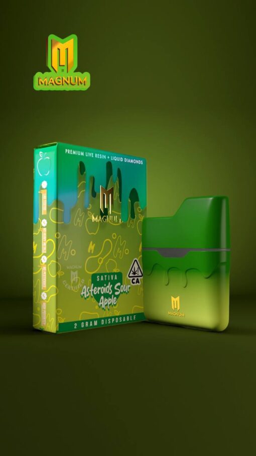 Magnum Asteroids Sour Apple 2g Disposable