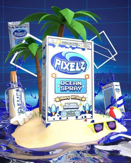 Pixelz 2G Ocean Spray Disposable