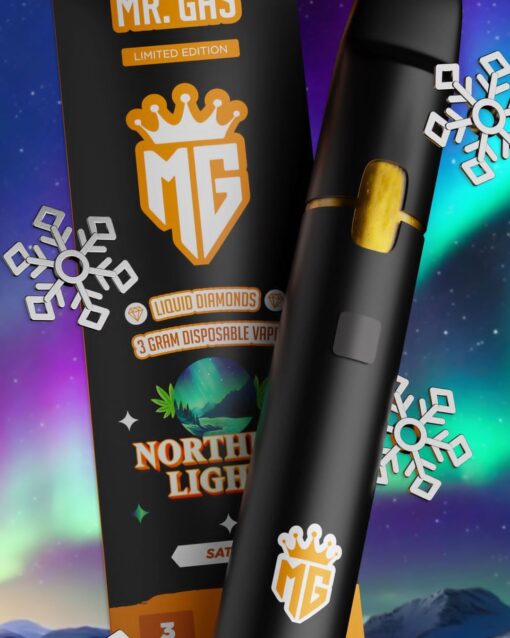 Mr Gas Northern Lights 3g Disposable