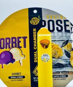 Cookies dual chamber Sorbet & Yellow Roses 2g Disposable