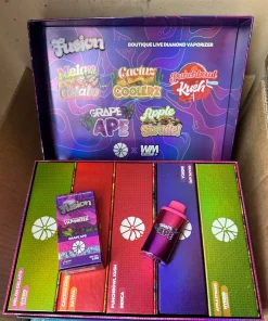 Fusion x whole melt extracts live diamonds disposable vape pen