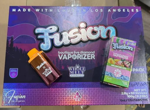 Fusion x whole melt extracts live diamonds disposable vape pen