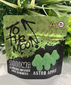 To The Moon – Infused Sour Gummies – Astro Apple – 1000mg