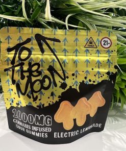 To The Moon- Infused Sour Gummies- Electric Lemonade- 1000mg