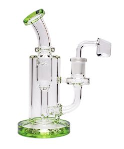The Hourglass Internal Recycler Dab Rig with Quartz Banger