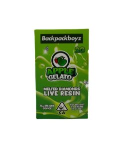 Backpackboyz 2g  Live Resin Disposable  – Apple Gelato