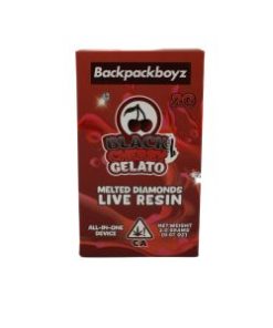 Backpackboyz 2g Live Resin Disposable Vape  – Black Cherry Gelato