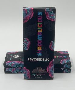 SHROOMALICIOUS PSYCHEDELIC MUSHROOM CHOCOLATE BAR 3.5G (Dark Chocolate) $35