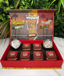 WHOLE MELT EXTRACTS- Premium Live Resin Sugar- 50/50s- MIMOSA MINTS/SUNSET ZERBET- 3.5g