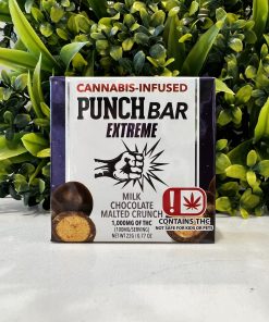 PUNCH BAR EXTREME- 1000MG- MILK CHOCOLATE MALTED CRUNCH