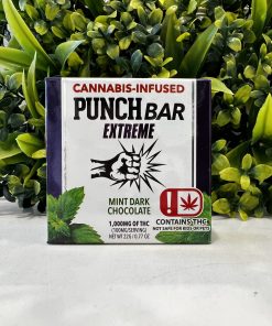 PUNCH BAR EXTREME- 1000MG- MINT DARK CHOCOLATE