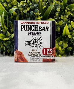 PUNCH BAR EXTREME- 1000MG- MILK CHOCOLATE CARAMEL BITS
