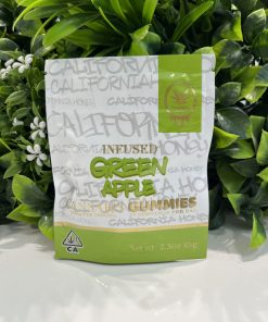 California Honey- Infused Gummies- Green Apple