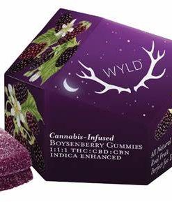WYLD- CANNABIS INFUSED GUMMIES- BOYSENBERRY