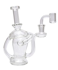 The Thunderdome Recycler Dab Rig with Quartz Banger
