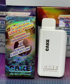 Cake 3g disposables liquid diamonds and live resin