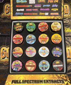 Gold coast clear wax extracts 1oz baller jars