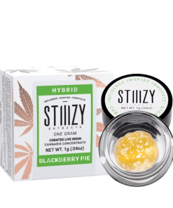 STIIIZY- CURATED LIVE RESIN CONCENTRATE- 1G- BLACKBERRY PIE
