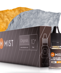 Gold and Silver Tobacco E Liquid (10x10ml)