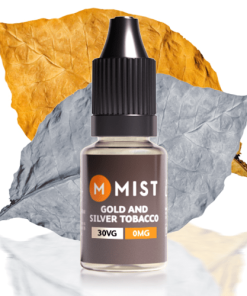 Gold & Silver Tobacco E Liquid 10ml