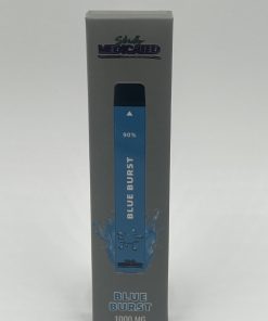 STRICTLY MEDICATED LIVE RESIN DISPOSABLE VAPE BAR (NET WT. 1000 MG) BLUE BURST, INDICA $40