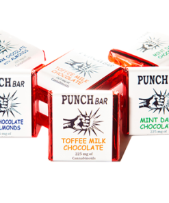 PUNCH BAR- DARK CHOCOLATE ALMONDS- 225MG