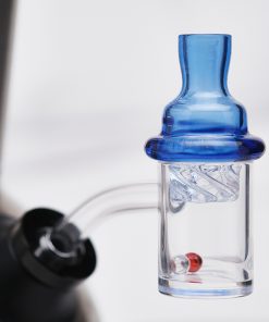 Quartz Banger Kit with Terp Pearls & Vortex Cap – 14mm, 45 degree