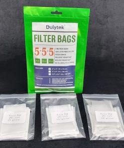 Dulytek® Premium Rosin Filter Bags 2″x 4″ Mixed Set – 25, 100, and 160 Micron Sizes, 5 Bags Each
