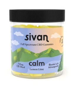 Sivan- CBD Gummies- (CALM) 750mg- LEMON LIME
