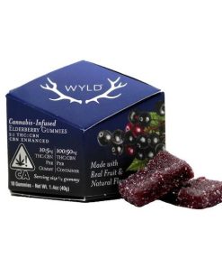 WYLD- CANNABIS INFUSED GUMMIES- ELDERBERRY
