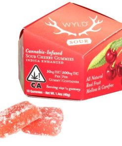 WYLD- CANNABIS INFUSED GUMMIES- SOUR CHERRY